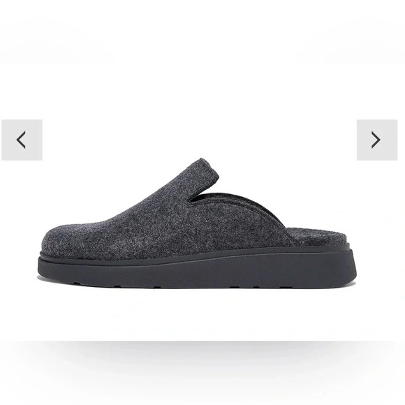 FitFlop Mens Felt Mules - Picture 2 of 7
